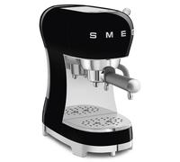 Smeg ECF02BLEU - Cafetera Expresso Manual Estética Años 50 1350W Color Negro