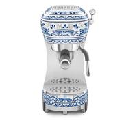 Smeg ECF02DGBEU Dolce & Gabbana Cafetera Expreso Automática con Bomba de 15 Bar, Acero Inoxidable