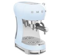 Smeg ECF02PBEU - Cafetera Expresso Manual Estética Años 50 1350W Color Azul Pastel