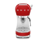 Smeg ECF02RDEU Cafetera Espresso, 50's Style, Rojo