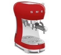 Smeg ECF02RDEU Cafetera Espresso Manual 1.1L 15bar con vaporizador Rojo