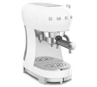 Smeg ECF02WHEU Cafetera Espresso Manual 1.1L 15bar con vaporizador Blanco