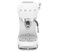 Smeg ECF02WHEU - Cafetera Expresso Manual Estética Años 50 1350W Color Blanco