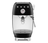 Smeg ECF03BLEU - Cafetera Expresso Manual 50's Style ThermoBlock con Vaporizador Negra