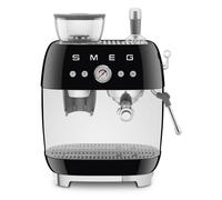 Smeg EGF03BLMEU - Cafetera Espresso Manual con Molinillo 1650W Vaporizador 50's Style Color Negro