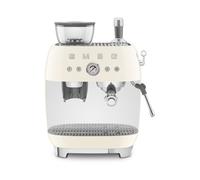 Smeg EGF03CREU - Cafetera Expresso Manual Estética Años 50 con Vaporizador Color Crema