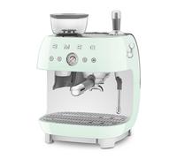 Cafetera Manual Smeg EGF03PGEU 2,4L 20 bares con molinillo integrado Verde