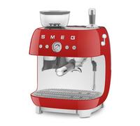 Smeg EGF03RDEU Cafetera Espresso Manual 2.4L 20bar con molinillo integrado Rojo