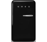 Smeg FAB10HLBL6 Frigorífico Instalación libre | Clase energética D | Color negro, Bisagra izquierda, Frigorífico 135 L
