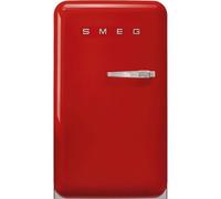 Smeg FAB10HLRD6 Frigorífico Instalación libre | Clase energética D | Color rojo, Bisagra izquierda, Frigorífico 135 L