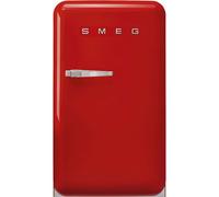 Smeg FAB10HRRD6 Frigorífico Independiente | Clase energética D | Diseño retro, Puerta derecha, Color rojo