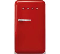 Smeg FAB10HRRD6 Frigorífico Instalación libre | Clase energética D | Color rojo, Bisagra derecha, Frigorífico 135 L
