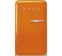 Smeg FAB10LOR6 Frigorífico-congelador Independiente | Clase energética F | Capacidad 135 L, color naranja, diseño años '50