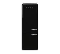Smeg FAB38LBL6 Frigorífico combinado 50's Style, Bisagras izquierda, Negro, 205 x 70,6 cm