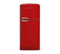 Smeg FAB50RRD5 Frigorífico doble puerta, No Frost Total, Posición bisagra: Derecha, Rojo, 192,1 x 79,6 cm