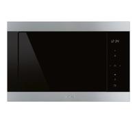 Smeg FMI325X - Microondas Integrable 26 Litros Grill Quick Start Negro