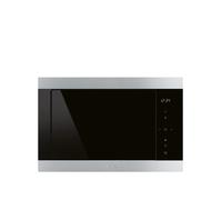 Smeg FMI325X - Microondas Integrable 26 Litros Grill Quick Start Negro