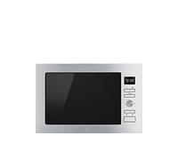 Smeg FMI425X Integrado - Microondas (Integrado, Microondas con grill, 25 L, 900 W, Botones, Giratorio, Acero inoxidable)