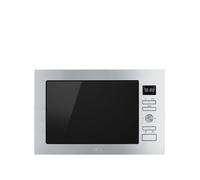 Smeg FMI425X Microondas con grill integrable, Estética Selección, Acero Inoxidable
