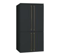 Smeg FQ60CAO6 - Frigorífico Colonial 4 Puertas 1870 x 915 x 705 Mm Total No Frost Clase E Antracita
