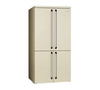 Smeg FQ960P6 Frigorífico 4 puertas Victoria, sistema No-Frost total, color Crema, 187 x 91,5 cm
