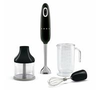 Smeg hbf03bleu licuadora batidora de inmersión 700 w negro, acero ino