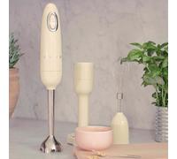 Smeg HBF11CREU licuadora Batidora de inmersión 700 W Crema de color, Acero inoxidable