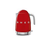 SMEG Hervidor de agua con control de temperatura variable Estilo años 50 1,7l Rojo rojo