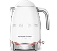 Smeg, Hervidor de Agua Temperatura Variable KLF04IDFEU 1.7L MultiTemperaturas Filtro de cal Lavable, Apagado Automático de Seguridad Indicador de Nivel de Agua 2400W Ines de la Fressange