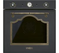 SMEG HORNO ELÉCTRICO PIROLÍTICO CORTINA SFP67C1TAO 60CM CE.A VENTILADO GRIS