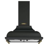 Smeg KC16AOE campana De pared Negro, Oro 788 m³/h
