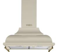 SMEG KC16POE - Campana Trapezio 60Cm 820 m3/h Crema Clase A