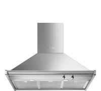 Campana de Cocina Pared Smeg 90 cm Extractora / Recirculación Clásica KD90HXE Acero Inoxidable