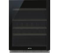 SMEG KITCHEN Vinoteca empotrable SMEG ELITE CVI638LN3. Negro. 38 botellas. Medidas 825x595x566. Clase G