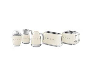 Smeg - KLF04CREU tetera eléctrica 1,7 L 2400 W Crema de color