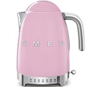 SMEG Calentador de Agua electrico, hervidor KLF04PKEU, 2400 W, 1.7 litros, De plástico, Acero Inoxidable, Rosa Pastel
