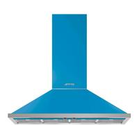 Smeg KPF12T - Campana Decorativa de 120 Cm Estética Portofino 3 Velocidades Clase A+ Turquesa