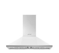 Smeg KPF12WH - Campana Decorativa de 120 Cm Estética Portofino 3 Velocidades Clase A+ Blanco