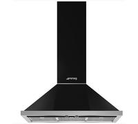 Smeg KPF9BL - Campana Decorativa de Pared 90 Cm Clase A+ Negra