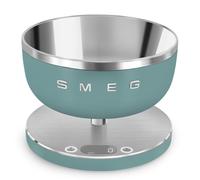 Smeg ksc01egmww báscula de cocina verde claro, acero inoxidable encim