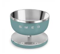 Smeg KSC01EGMWW Verde Esmeralda Libra Cocina Digital con Tazón Capacidad 5KG