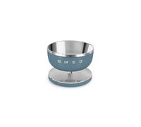 Smeg Ksc01sbmww Báscula De Cocina Electrónica Blue Storm Mate, 5 Kg / 1 G, Cuenco De Acero Inoxidable Extraíble, Función De Tara Y Display Led Blanco