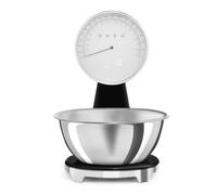 Smeg KSF01BLWW Báscula de cocina Analógico y Digital 5kg Negro - Bol extraible - Recargable