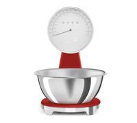 SMEG KSF01RDWW, Báscula de cocina analógica y digital, Red