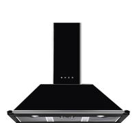 Smeg KT100BLE campana De pared Negro 787 m³/h