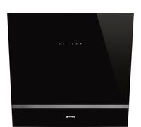 Smeg KV26N - Campana Decorativa de Pared 60 Cm 3 Velocidades+Intensiva Clase A Cristal Negro
