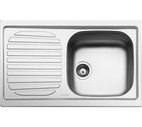 SMEG LYP791S FREGADERO EMPOTRADO MONOBLOQUE CON DESAGÜE IZQUIERDO 79cm INOX