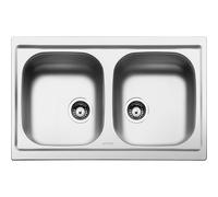 Smeg Lyp792 - Fregadero 2 Senos 80Cm