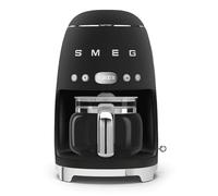 Smeg - Máquina de Café de Filtro, Anni 50, Preto mate DCF02BLMEU