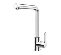 Smeg MI1CR Grifo cocina monomando, Caño giratorio 360°, Color Cromo